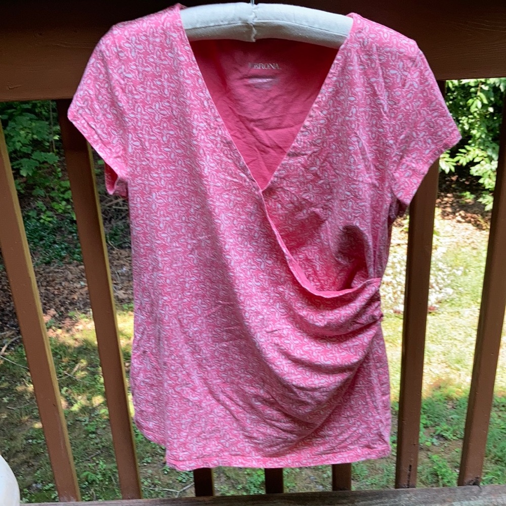 Merona wrap front T-shirt